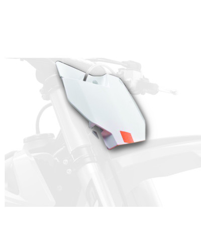 Plaque Course Moto POLISPORT Plaque numéro frontale POLISPORT blanc KTM SX85