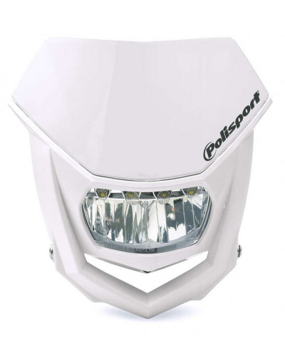 Plaque Phare Moto POLISPORT Plaque phare POLISPORT Halo LED blanc