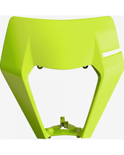 Plaque Phare Moto POLISPORT Plaque phare POLISPORT jaune fluo KTM