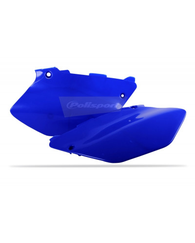 Plaque Course Moto POLISPORT Plaques latérales POLISPORT bleu Yamaha YZ125/YZ250