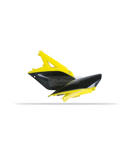 Plaque Course Moto POLISPORT Plaques latérales POLISPORT couleur origine (10-12) jaune/noir Suzuki RM-Z250