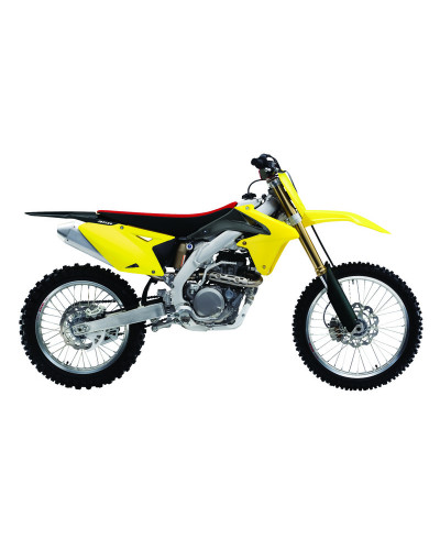 Plaque Course Moto POLISPORT Plaques latérales POLISPORT couleur origine (14-15) jaune Suzuki RM-Z450