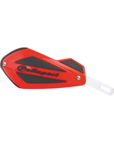 POLISPORT  PROT.MAINS Protége mains SHIELD avec renfort alu - kit montage non inclus ROUGE HONDA