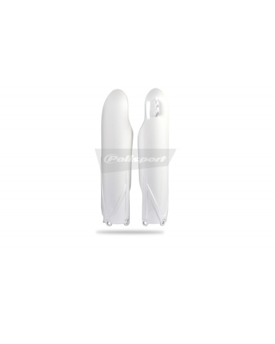 Protège Fourche Moto POLISPORT Protections de fourche POLISPORT blanc Yamaha YZ/YZF