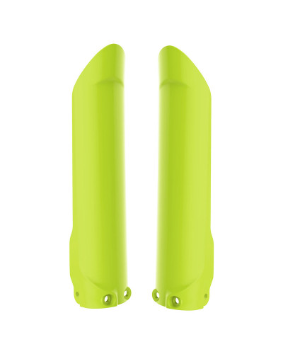 Protège Fourche Moto POLISPORT Protections de fourche POLISPORT jaune fluo KTM SX/SX-F125