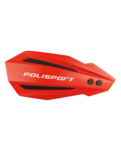 Protège Main Moto POLISPORT Protèges mains Mx Bullit (2 kits de montage) ROUGE