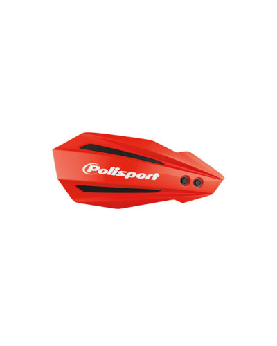 Protège Main Moto POLISPORT Protèges mains Mx Bullit (2 kits de montage) ROUGE