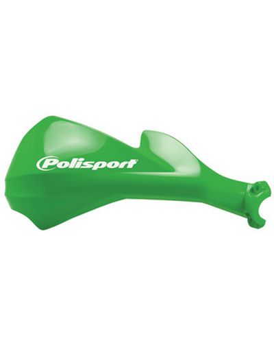 Protège Main Moto POLISPORT Protéges mains Sharp version fermée - kit montage guidon 22 inclus - insert vis non in VERT KAWASAKI