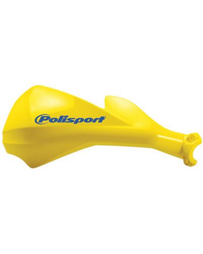 POLISPORT  Protéges mains Sharp version fermée - kit montage guidon 22 inclus - insert vis non inc JAUNE SUZUKI
