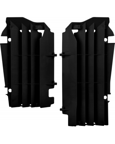 Radiateur Moto POLISPORT RADIATOR GUARDS KXF250 17- BK