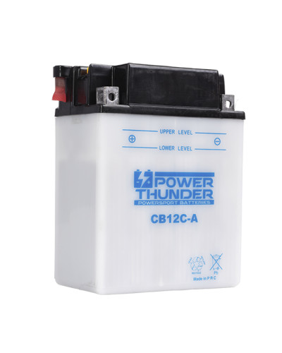 Batterie Moto POWER THUNDER BATTERIE POWER-THUNDER PB12C-A Batterie Moto POWER THUNDER BATTERIE POWER-THUNDER PB12C-A