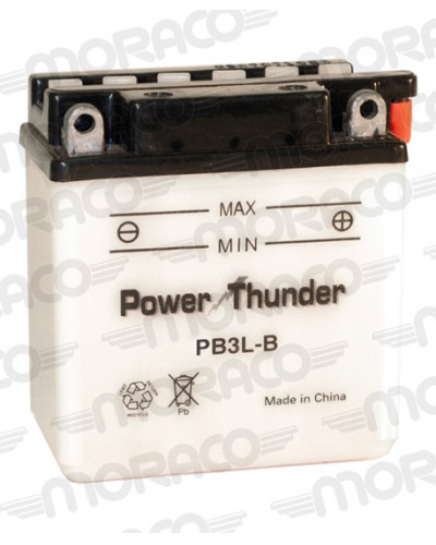 Batterie Moto POWER THUNDER Batterie Power Thunder PB3L-B Batterie Moto POWER THUNDER Batterie Power Thunder PB3L-B