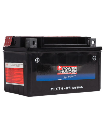 Batterie Moto POWER THUNDER BATTERIE POWER-THUNDER PTX7A-BS Batterie Moto POWER THUNDER BATTERIE POWER-THUNDER PTX7A-BS