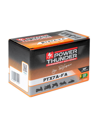 Batterie Moto POWER THUNDER BATTERIE POWER-THUNDER PTX7A (FA) Batterie Moto POWER THUNDER BATTERIE POWER-THUNDER PTX7A (FA)