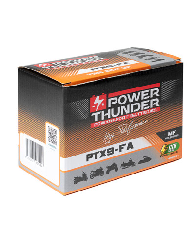 Batterie Moto POWER THUNDER Batterie Power Thunder PTX9 (FA)
