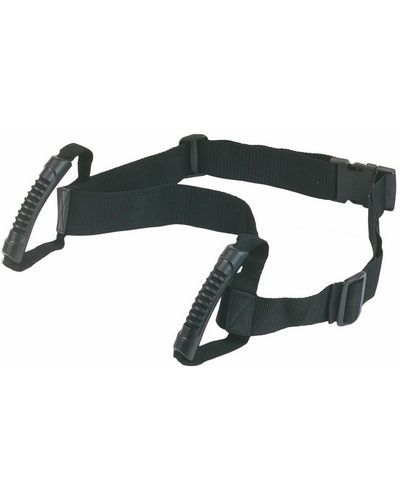 Protection Lombaires Moto POWY Ceinture de maintien pour passager AR NOIR