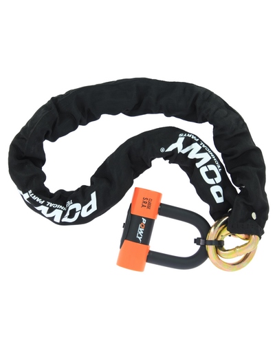 Chaine Cadenas Moto Powy Chaine Lasso Powy 120cm Sra - Satisfait Ou  Remboursé 