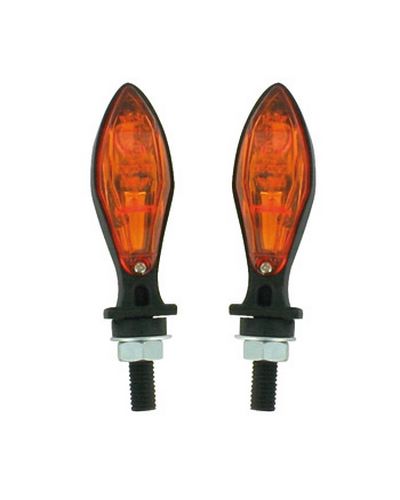 Clignotants Moto Powy Clignotant Noir Universal 12v 10w - Cabochon Orange -  Satisfait Ou Remboursé 