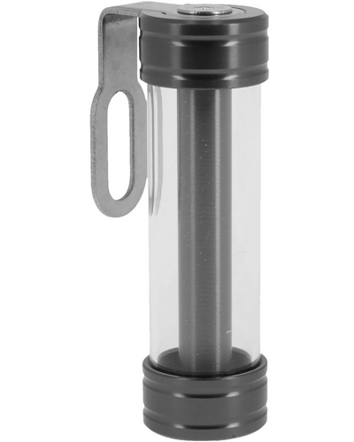 Porte Vignette Assurance Moto POWY CYLINDRE ALU TITANE