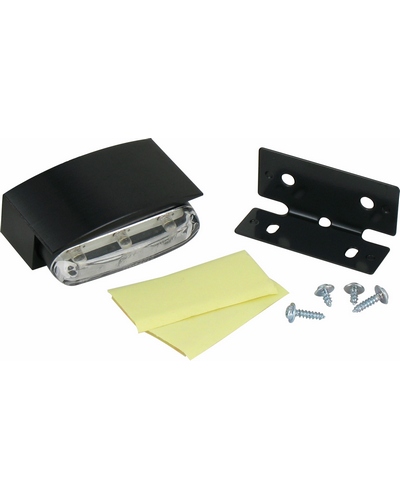 POWY Eclairage de Plaque - Leds - Coque Noire HOMOLOGUE CE