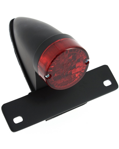 Feu rouge arrière rond custom 50mm - pièce moto 50cc pas cher