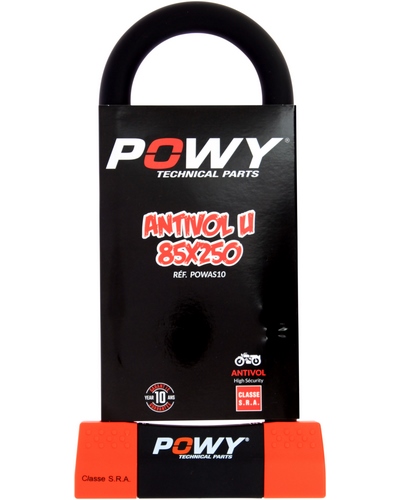 Antivol en U Moto POWY POWY 85x250 SRA