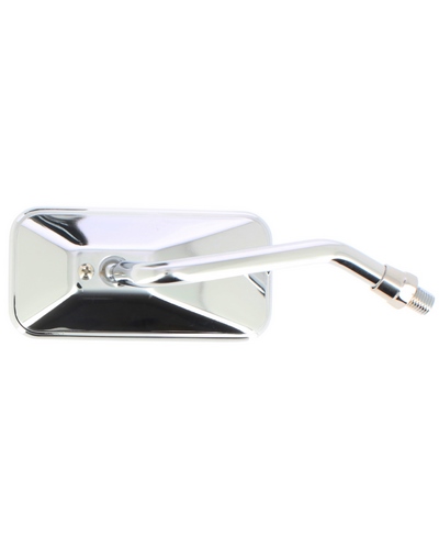 Rétroviseur Moto Universel POWY Vintage rect. CHROME
