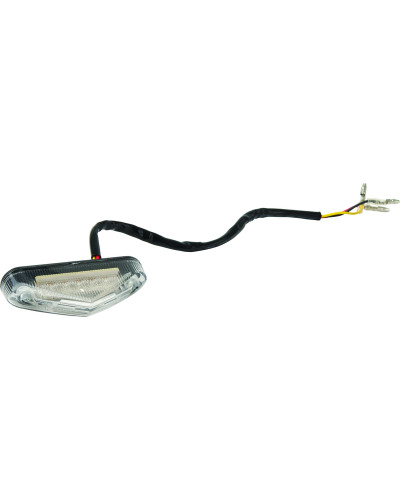 Bavette Amortisseur Moto PRESTON PETTY Feux De Bavette Arrière POLISPORT Led-12V 1.1/0 2W Blanc