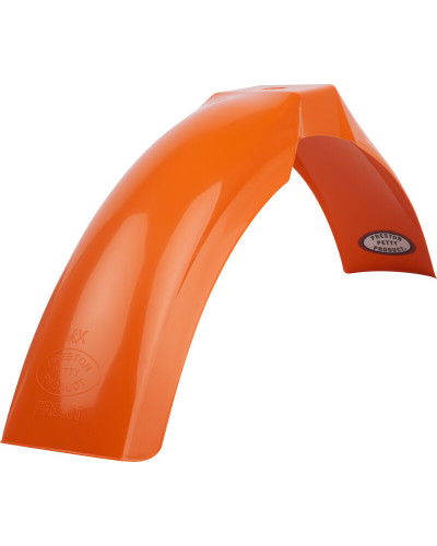 Garde Boue Moto PRESTON PETTY Garde-boue avant PRESTON PETTY Vintage MX orange foncé