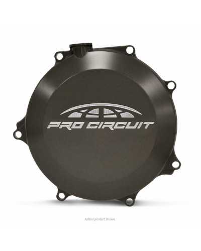 Protection Carter Moto PRO CIRCUIT Couvre-carter (embrayage) PRO CIRCUIT aluminium noir Kawasaki KX450F de 2006 à 2015