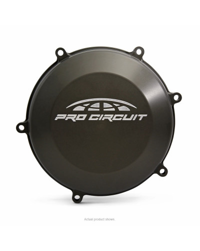 Protection Carter Moto PRO CIRCUIT Couvre-carter (embrayage) PRO CIRCUIT aluminium noir Kawasaki KX450F de 2016 à 2018