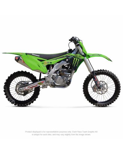 KIT STICKERS PRO CIRCUIT Kit déco PRO CIRCUIT Team Monster Energy 2020 Kawasaki KX450 de 2019 à 2021 et KX250 2021