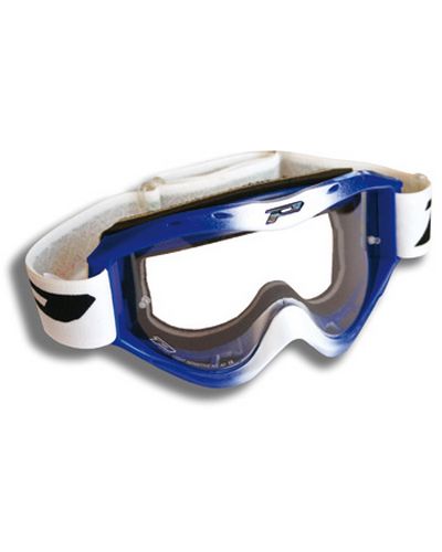 Masque Moto Cross PROGRIP 3400 RACE LINE 09 photoch BLEU Masque Moto Cross PROGRIP 3400 RACE LINE 09 photoch BLEU