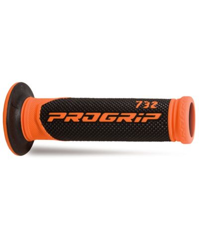 Guidon Moto Progrip Poignées Progrip 732 - Route orange-noir Guidon Moto Progrip Poignées Progrip 732 - Route orange-noir