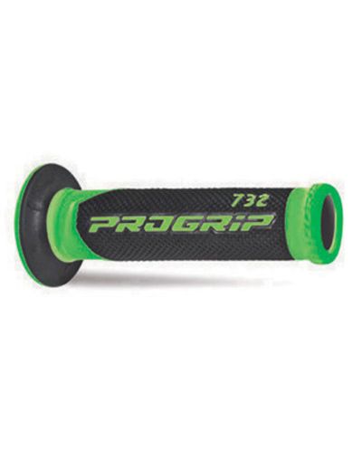 Guidon Moto Progrip Poignées Progrip 732 - Route vert-noir Guidon Moto Progrip Poignées Progrip 732 - Route vert-noir