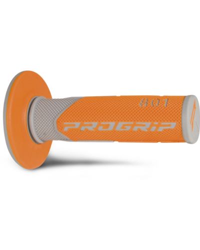 Poignée Scooter Cross / Tout Terrain PROGRIP Poignées Progrip 801 - MX - Double densité gris-orange