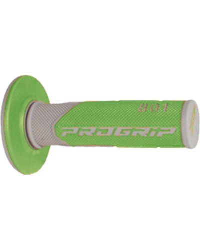 Poignée Scooter Cross / Tout Terrain PROGRIP Poignées Progrip 801 - MX - Double densité gris-vert