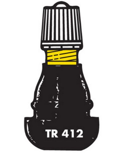 Valve Moto PROVAC Caout. TR412 11.5mm/33mm