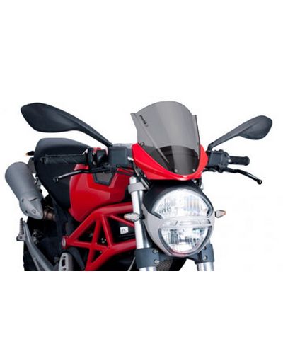 Bulle Spécifique PUIG H.P. Ducati MONSTER 696/796/1100 pour TDF DUCATI Fume Clair