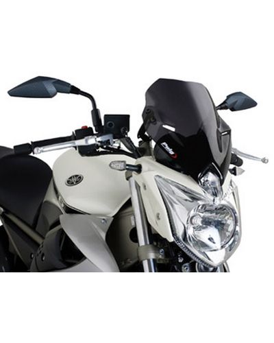 Saute Vent Moto Spécifique PUIG NAKED  Yamaha XJ-6 2009-16 Fume Fonce