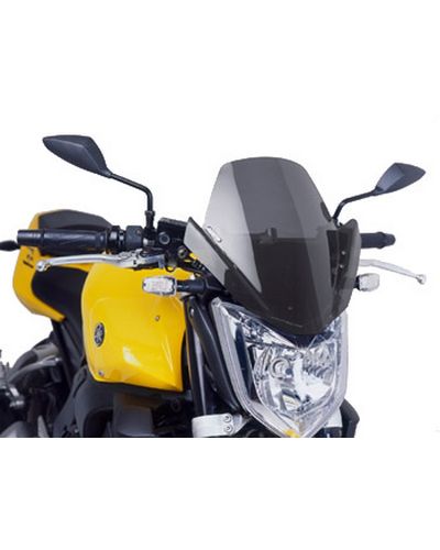 Saute Vent Moto Spécifique PUIG NAKED2 Yamaha FZ1 2006-16 Fume Fonce