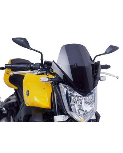 Saute Vent Moto Spécifique PUIG NAKED2 Yamaha FZ1 2006-16 Noir