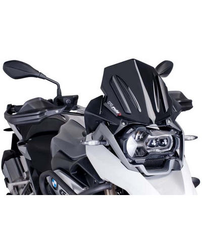 Bulle Spécifique PUIG Racing BMW R1200GS/GS Adventure/GS Rally 2013-18 NOIR