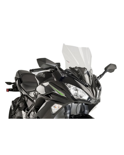 Bulle Spécifique PUIG Racing Kawasaki Ninja 650 2017-18 Incolore