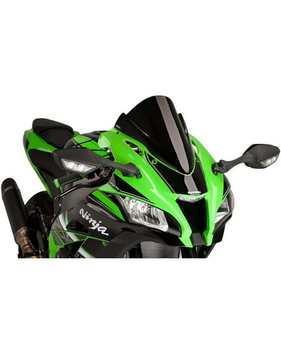 Bulle Spécifique PUIG Racing Kawasaki ZX-10 R 2016-17 Carbone