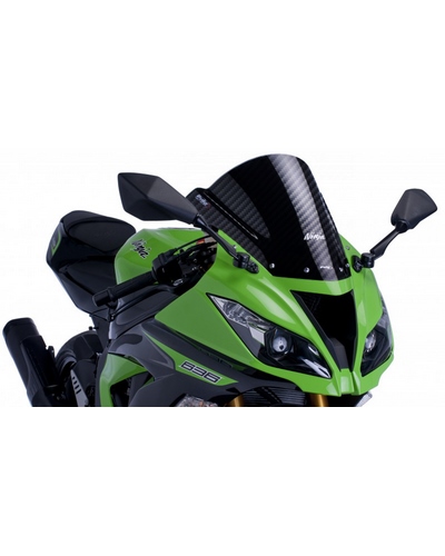 Bulle Spécifique PUIG Racing Kawasaki ZX10R 2008-10/ZX6R 2009-17 Carbone