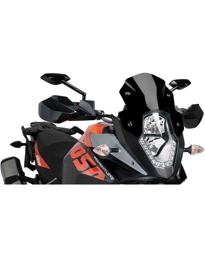 Bulle Spécifique PUIG Racing KTM 1050 2015-16 /1190 Adventure 2013-16/1290 Super adventure 2017 Noir