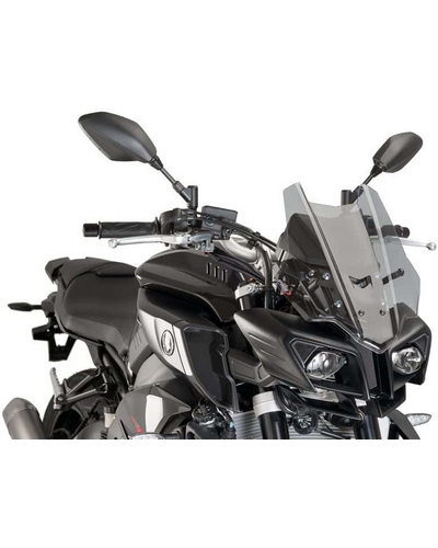 Bulle Spécifique PUIG Racing Yamaha MT-10 2016-18 Fume Clair