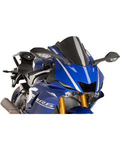 Bulle Spécifique PUIG Racing Yamaha YZF R6 2017-18 Carbone