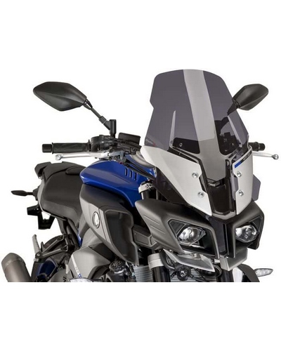 Bulle Spécifique PUIG Touring Yamaha MT-10 2016-18 Fume Fonce